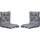 Ambiente Home Sitzkissen 98 x 50 x 8 cm hellgrau 2 St.