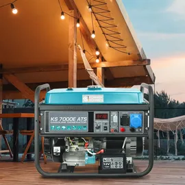Könner & Söhnen KS 7000E ATS Stromerzeuger Strom Generator Benzin Notstromaggregat 5.5 kW
