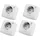 Homematic IP Schalt-Messsteckdose Smart Home 4 St.