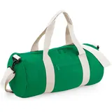 BagBase Original Barrel Bag 50 x 25 x 25 cm Kelly Green/Off White