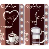 Wenko Kaffeeduft Herdabdeckplatten 2 St.