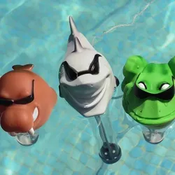 Frosch Pool Schwimmthermometer mit lustigem Tiermotiv