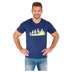 Evolution Tshirt blau, XXXL