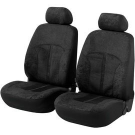 Walser Auto-Sitzbezug Velvet mit Reißverschluss, Zipp-IT Premium Auto-Schonbezüge für Normalsitze, 2 Vordersitzbezüge-Auto