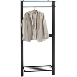 Garderobe Valencia Metall Schwarz