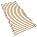 Sleepneo Rollrost 120x200, fertig montiert und gerollt, 28 Latten, Blauer Engel Zertifiziert, Lattenrost 120 x 200 cm aus Buchenholz, Traglast 130kg