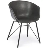 BIZZOTTO Warhol aus Anthrazitfarbenem Öko-leder