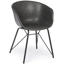 BIZZOTTO Warhol aus Anthrazitfarbenem Öko-leder