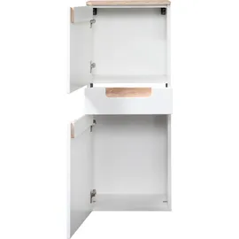 WELLTIME Siena Midischrank 40 x 105 x 27 cm Weiß