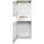 WELLTIME Siena Midischrank 40 x 105 x 27 cm Weiß
