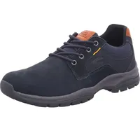 CAMEL ACTIVE Herren Schnürschuhe aus Nubukleder Blau,