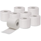 Toilettenpapier 2-lagig 250 Blatt naturweiß/grau - 64 Rollen / 8 Packungen