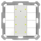MDT Taster Plus TS 55 8-fach Reinweiß glänzend