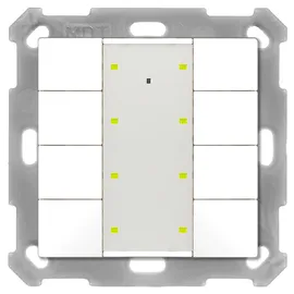 MDT Taster Plus TS 55 8-fach Reinweiß glänzend