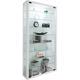 VCM Vitrine Vitrosa Maxi 59 x 118 x 18 cm Weiß