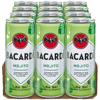 Bacardi Mojito 10,0 % vol 0,25 Liter, 12er Pack