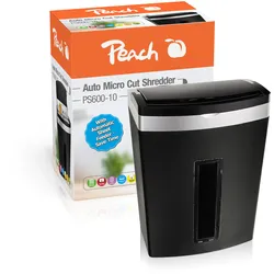 Peach Auto Mikroschnitt Aktenvernichter - PS600-10