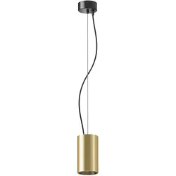 Maytoni Moderne Pendelleuchte Efir LED inkl. Mattgold aus Aluminium Energieeffizient 15W für Küche, Schlafzimmer, Wohnzimmer, Esszimmer, Lobby