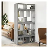 vidaXL Raumteiler Grau Sonoma 100x33x187,5 cm Holzwerkstoff