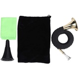 Jagdhorn, Mini Messing Bb Jagdhorn Micro French Horn Messinginstrumenten-Set