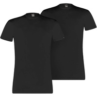 Puma Herren T-Shirt 2er Pack Basic Crew Tee, Vorteilspack, Rundhals, Kurzarm, uni Schwarz XL