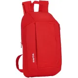 Safta Lässiger Rucksack rot