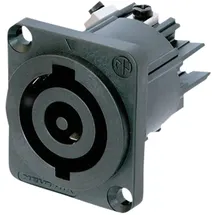 Neutrik powerCON Chassis output 32 A Grau