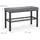 Relaxdays Schuhbank 50,5 x 81 x 32 cm gepolstert / schwarz-grau