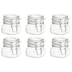 Einmachglas-Set Gothika aus Glas, 6-teilig