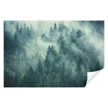 WallArena - Vlies Fototapete Wald 350x250 cm - Fototapeten - Tapeten - für Wohnzimmer Schlafzimmer - Vliestapete Wandtapete Tapete 3D Effekt- inkl. Kleister - Natur