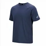 PUMA Workwear T-Shirt Herren Shirt aus 100% Baumwolle - Robustes und Atmungsaktives Gewebe Bequeme Passform - Rundhals - Für Handwerk Logistik und Werkstatt blau L