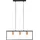 Brilliant Arica 3-flg. 60 cm eckig schwarz/holzfarbend