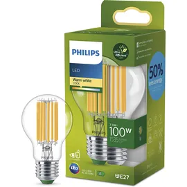 Philips LED-Lampe 7,3W E27 1535 lm warmweiß