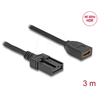 DeLock HDMI Automotive Kabel HDMI-A Buchse auf HDMI-E Stecker,