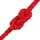 vidaXL Baumwollseil 25 m 6 Rot 100% Baumwolle