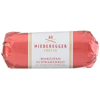 marzipan-nougat Niederegger Marzipan Schwarzbrot Überzug aus Zartbitterschokolade 48 g