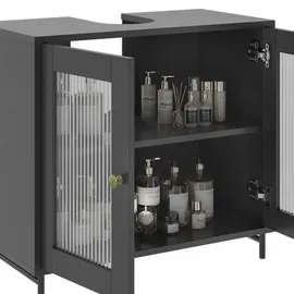 Vicco Waschbeckenunterschrank Malte 60 x 58 cm Grau