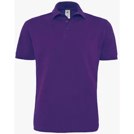 B & C B&C Herren Fine Piqué Poloshirt - heather grey S
