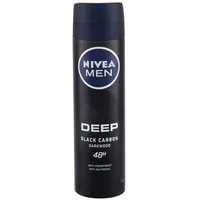 NIVEA Men Deep Black Carbon 48H Deodorant Spray Antiperspirant 150 ml