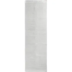 Wollteppich ANDAS "Woolscape", beige (naturweiß), B:80cm H:10mm L:200cm, Wolle, Baumwolle, Teppiche, Wendeteppich, handgewebte Qualität, Uni, reine Wolle, Wohnzimmer