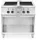 HENDI Induktionsherd 4 Kochfelder 400V/17000W 800x720x(H)854mm