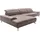 Musterring Eckcouch Leder 3-Sitzer Grau