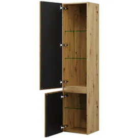 Burgbad Lin20 Hochschrank 40 x 34,5 cm, mit 2 Türen, links, Badmöbel,