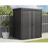 Floraworld Premium Geräteschrank mit Flachdach 153 x 185 x 98 cm