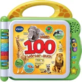Vtech Spielbuch 609544, Mein 100-Wörter-Buch Tiere, 2-5 Jahre, interaktives Lernen Deutsch und Englisch