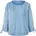 3/4-Arm-Shirt Blau/Weiß S