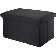 Intirilife Sitzbank Faltbar Diamant Schwarz 49 x 30 x 30 cm