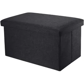 Intirilife Sitzbank Faltbar Diamant Schwarz 49 x 30 x 30 cm