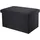 Intirilife Sitzbank Faltbar Diamant Schwarz 49 x 30 x 30 cm