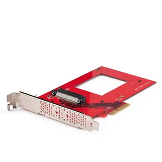 Startech U.3 to PCIe Adapter PCIe 4.0 x4 Adapter For 2.5 U.3 NVMe SSDs SFF-TA-1001 PCI Express Add-in Card for Desktops/Servers TAA Compliant